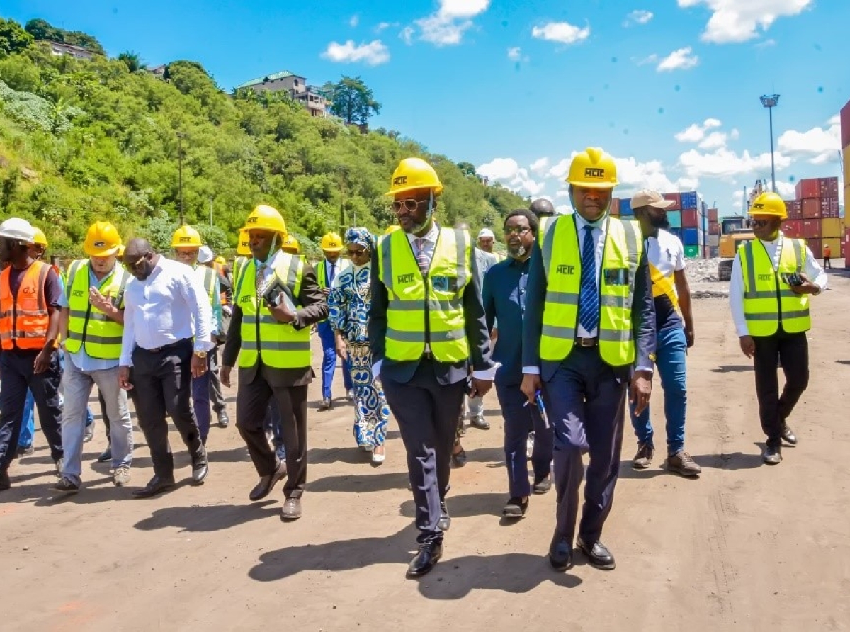 A l’invitation des dirigeants de la multinationale MCTC, Matadi : les Députés Nationaux du Kongo Central saluent les travaux de modernisation du parc à conteneurs